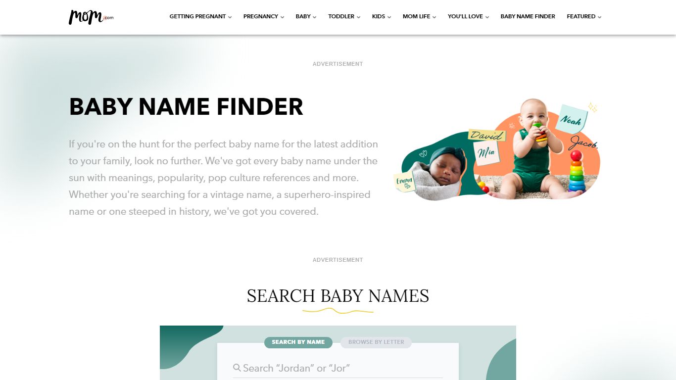 Baby Name Finder | Mom.com